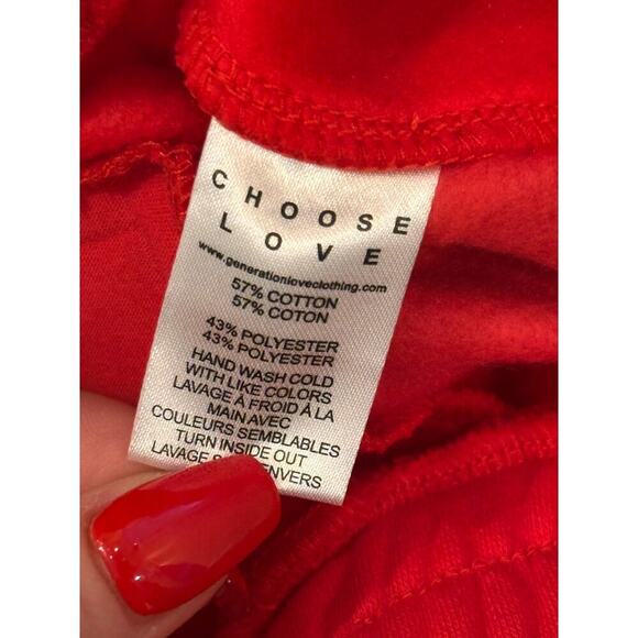 Generation Love Misha Red Sweatpants XS - Picture 8 of 9